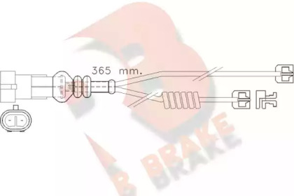 Контакт R BRAKE 610301RB